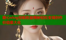 糖心vlog投稿收益揭秘轻松变现创作价值最大化