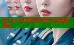 糖心vlog导演的创作故事与幕后精彩揭秘