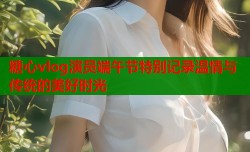 糖心vlog演员端午节特别记录温情与传统的美好时光