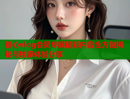 糖心vlog会员专属精彩内容全方位揭秘与独家体验分享  第1张