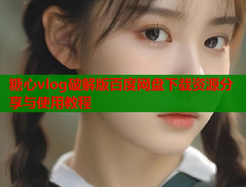 糖心vlog破解版百度网盘下载资源分享与使用教程  第2张